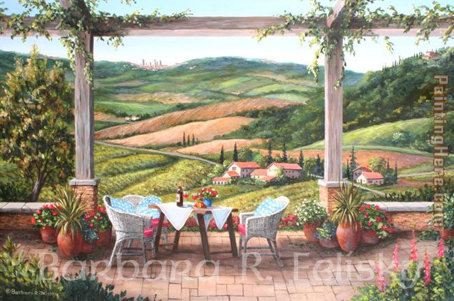 A Tuscany Moment painting - Barbara Felisky A Tuscany Moment art painting